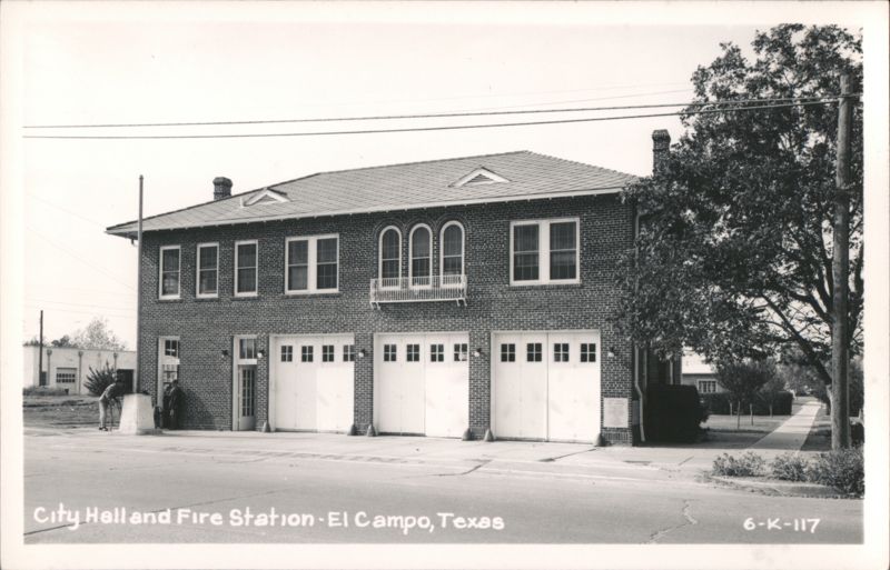 City Hell and Fire Station, El Campo, Texas