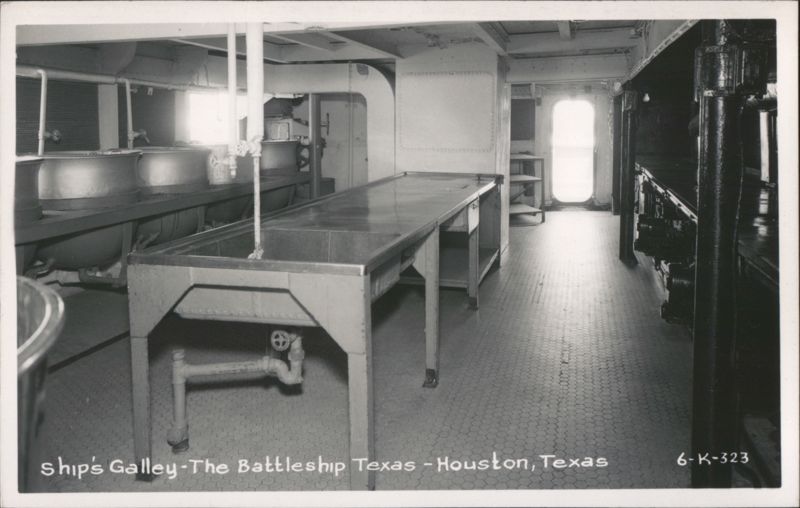 Ship's Galley - The Battleship Texas Houston