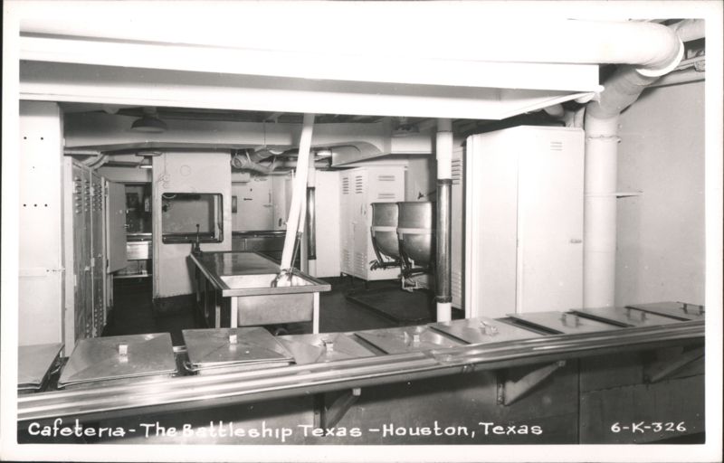 Cafeteria on The Battleship Texas Houston