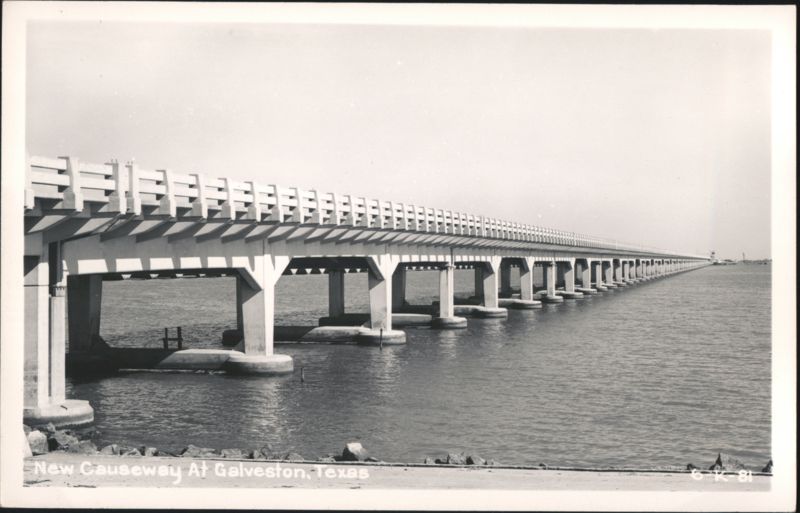 New Causeway at Galveston Texas