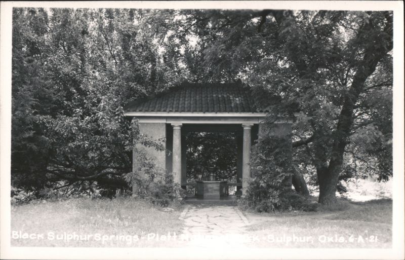 Black Sulphur Springs Pavilion, Platt National Park Oklahoma