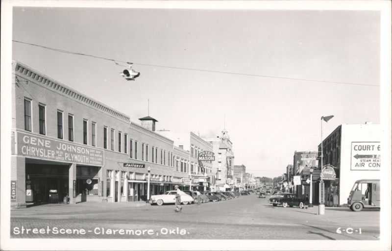 Street Scene, Downtown Claremore, Oklahoma