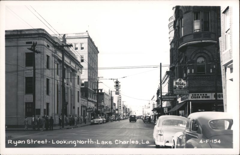 Ryan Street Looking North, Lake Charles Louisiana