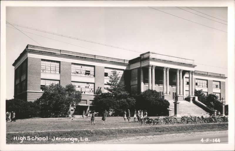 High School, Jennings, LA - Students and Bicycles Louisiana