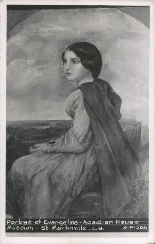Portrait of Evangeline at Acadian House Museum Saint Martinville Louisiana