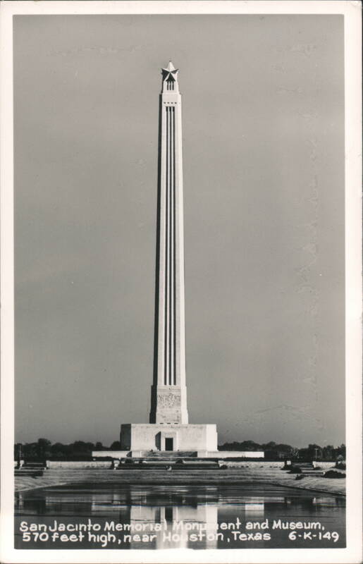 San Jacinto Memorial Monument and Museum, 570 feet high Houston Texas