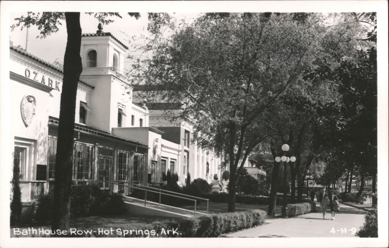 Ozark Bath House, Bath House Row, Hot Springs Arkansas