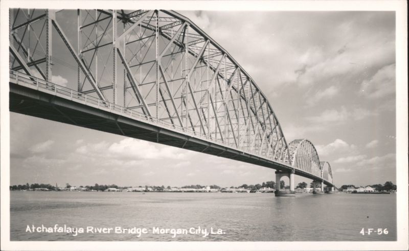 Atchafalaya River Bridge Morgan City Louisiana
