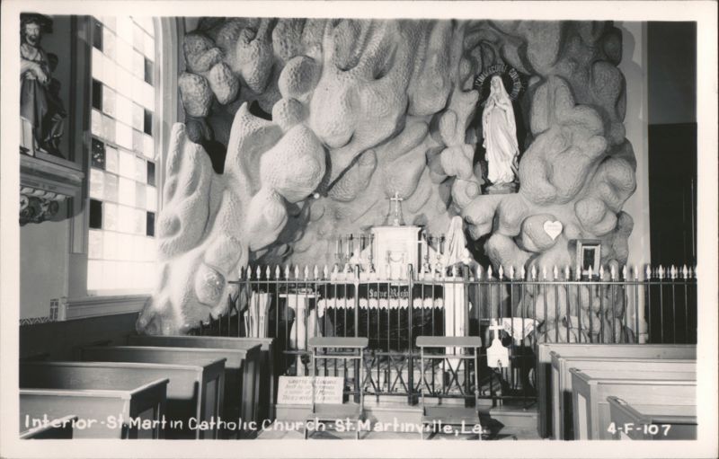 Interior - St Martin Catholic Church Saint Martinville Louisiana