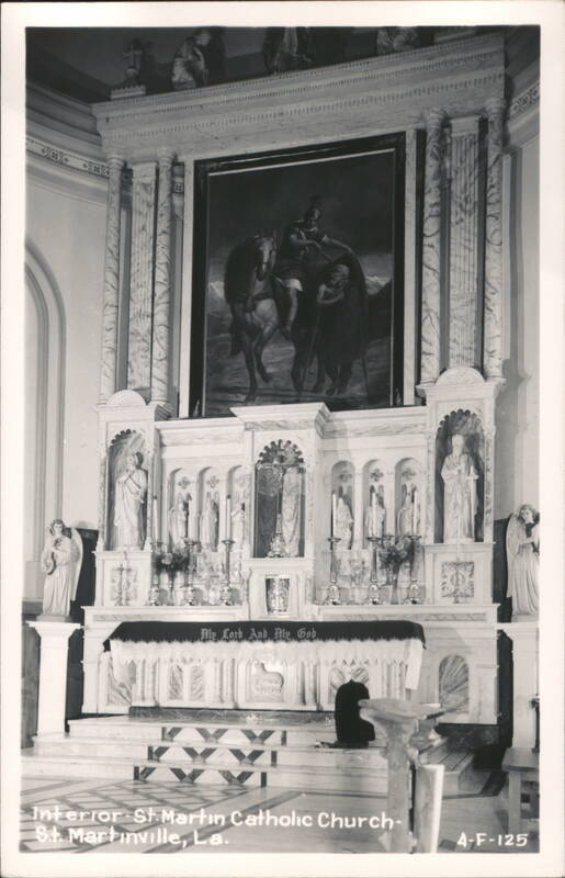 Interior St. Martin Catholic Church Altar, St. Martinville, LA Saint Martinville Louisiana