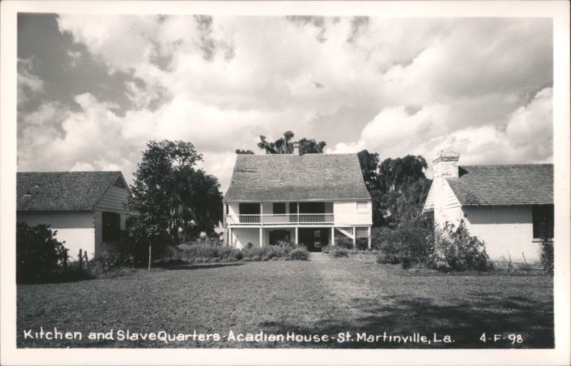Kitchen and Slave Quarters - Acadian House Saint Martinville Louisiana