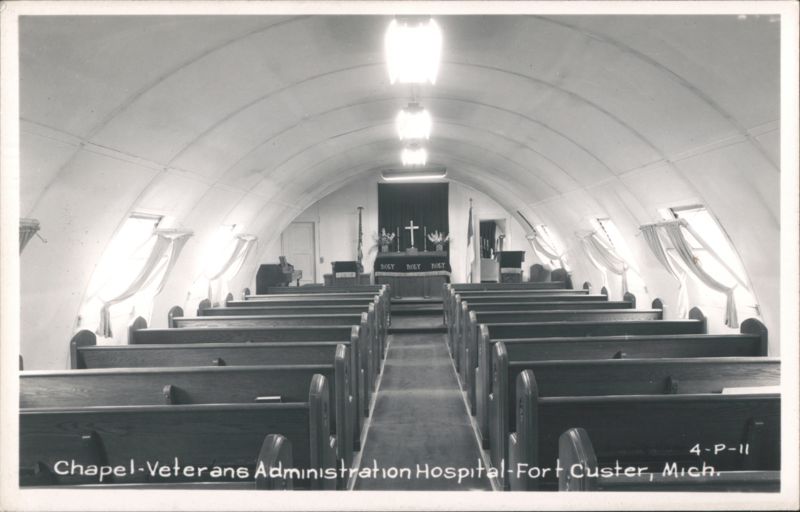 Chapel - Veterans Administration Hospital - Fort Custer, MI Michigan