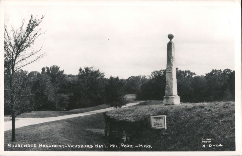 Surrender Monument, Vicksburg National Military Park Mississippi