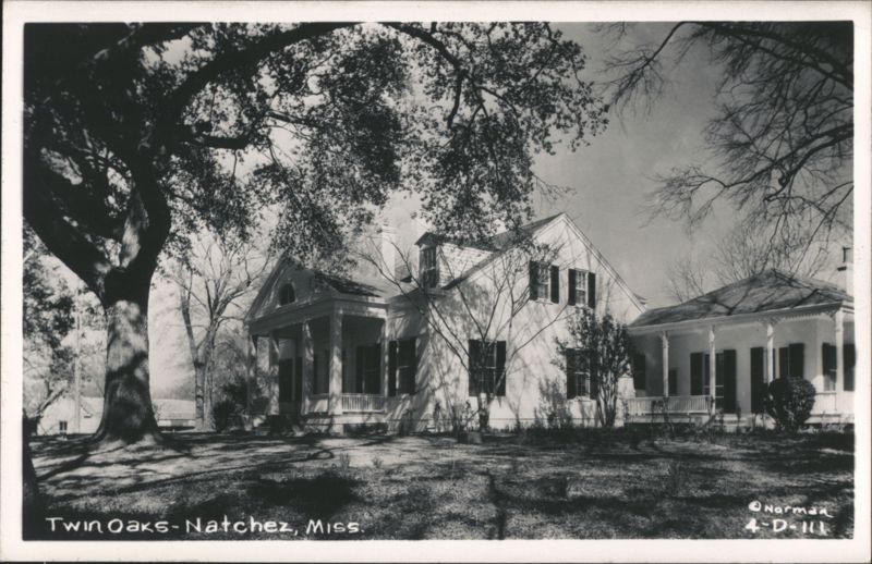 Twin Oaks House, Natchez, Mississippi