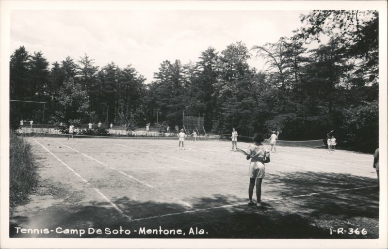 Tennis at Camp De Soto Mentone Alabama