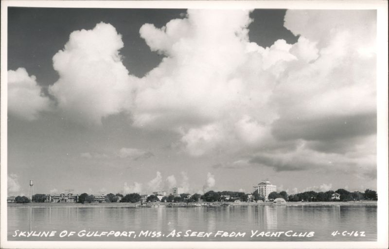 Skyline of Gulfport as seen from Yacht Club Mississippi
