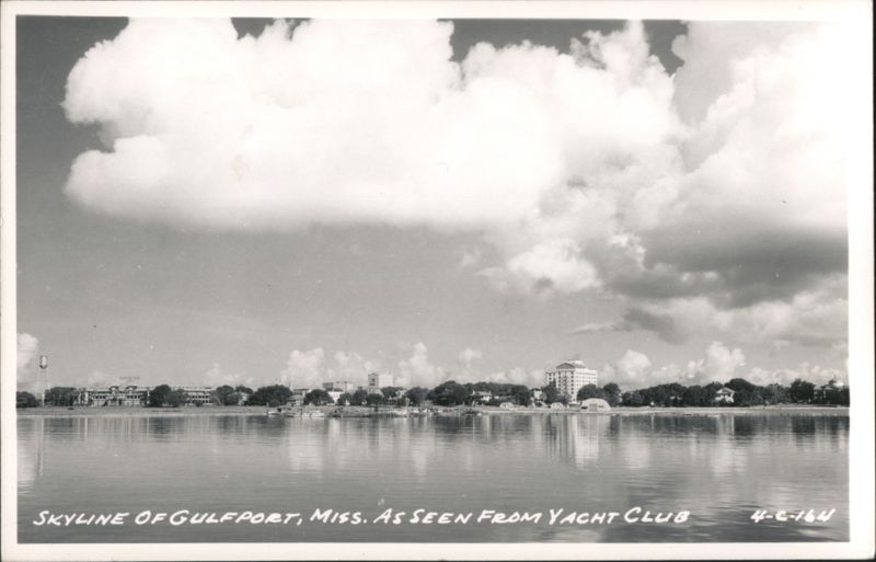 Skyline of Gulfport as seen from Yacht Club Mississippi
