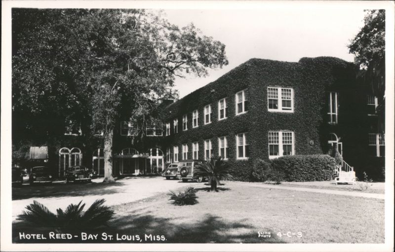 Hotel Reed with Ivy-Covered Facade Bay Saint Louis Mississippi