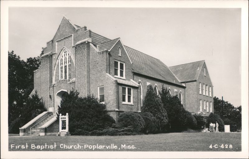 First Baptist Church, Poplarville, Miss. Mississippi
