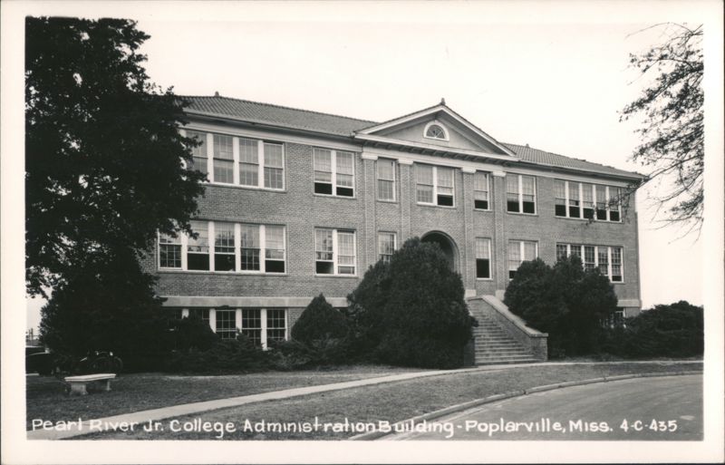 Pearl River Jr. College Administration Building Poplarville Mississippi