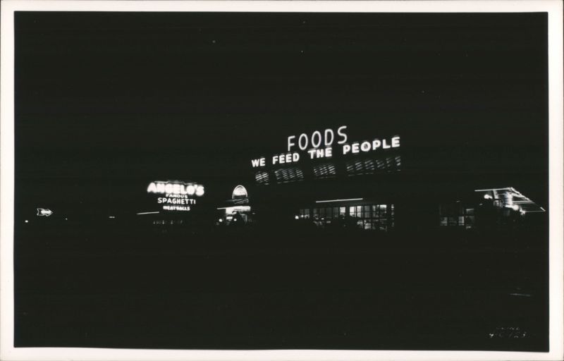 Angelo's We Feed the People at Night, West Beach Gulfport Mississippi