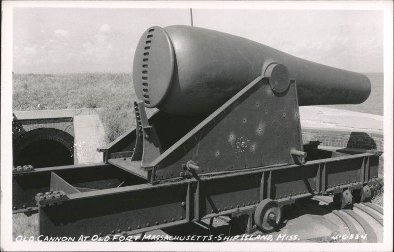 Old Cannon at Old Fort Massachusetts - Ship Island Mississippi