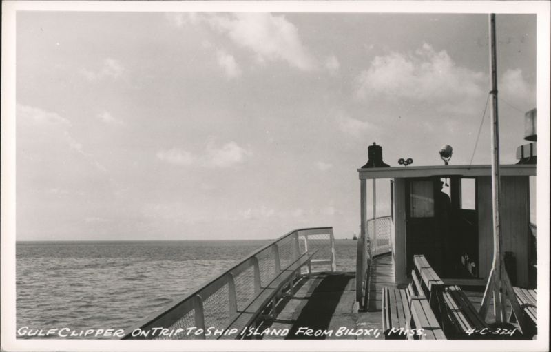 Gulf Clipper on Trip to Ship Island from Biloxi, Mississippi