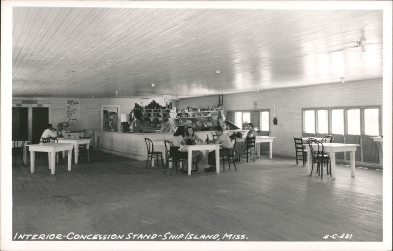 Interior Concession Stand, Ship Island Mississippi