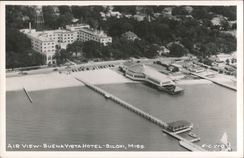 Air View - Buena Vista Hotel, Biloxi Mississippi