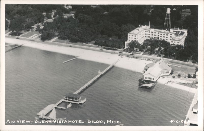 Air View - Buena Vista Hotel - Biloxi, MS Mississippi