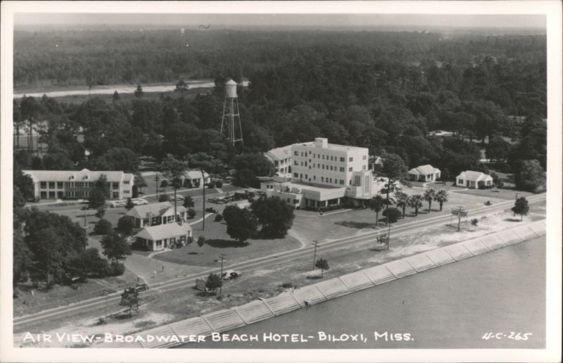 Air View - Broadwater Beach Hotel Biloxi Mississippi