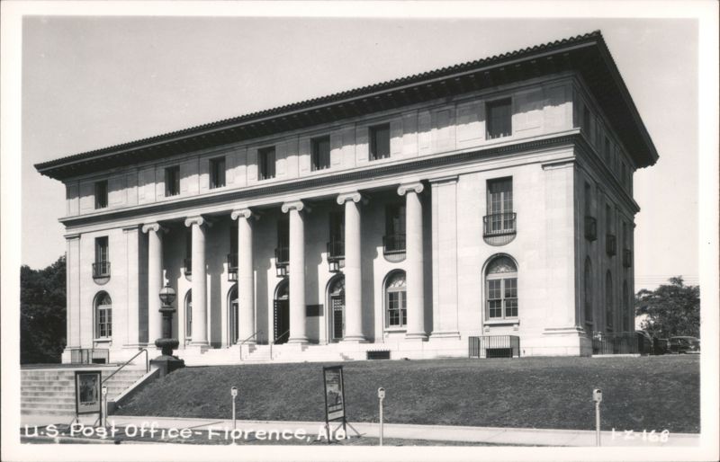 U.S. Post Office Building with Classical Columns Florence Alabama