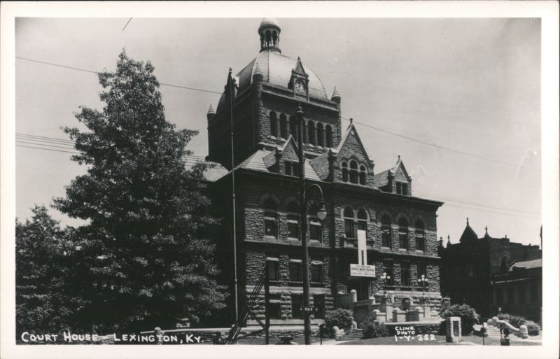 Lexington Court House, Stone Building with Dome and Clock Tower Kentucky