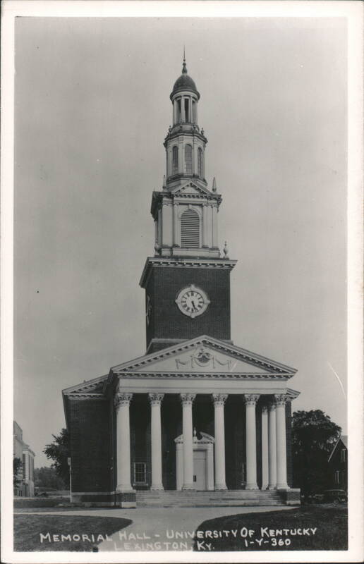 Memorial Hall - University Of Kentucky Lexington