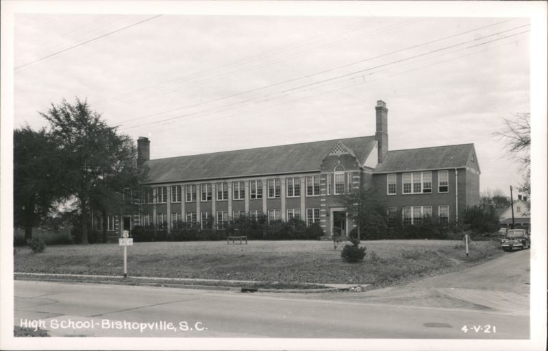 Bishopville High School Building Exterior South Carolina