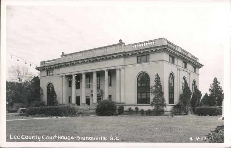 Lee County Court House, Bishopville, SC South Carolina