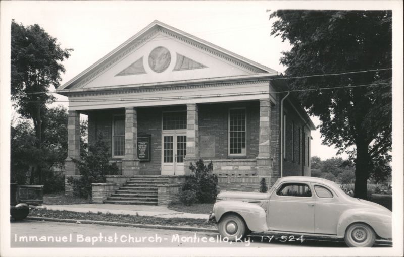 Immanuel Baptist Church Monticello Kentucky