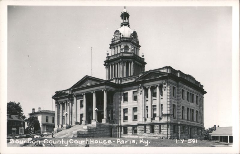 Bourbon County Court House with Clock Tower Paris Kentucky