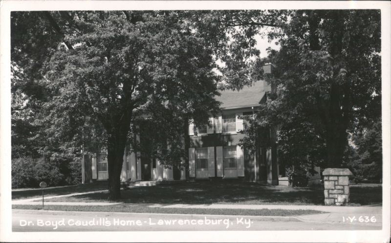 Dr. Boyd Caudill's Home Lawrenceburg Kentucky