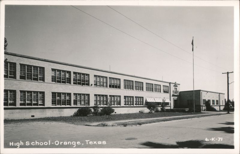 High School Building, Orange, Texas