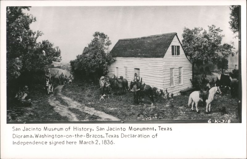Diorama, Washington-on-the-Brazos, Texas Declaration of Independence