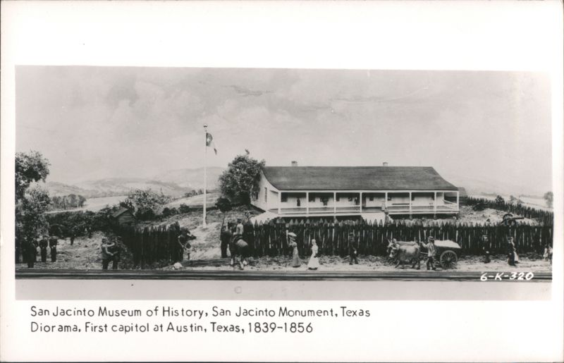 Diorama, First Capitol at Austin, Texas, 1839-1856