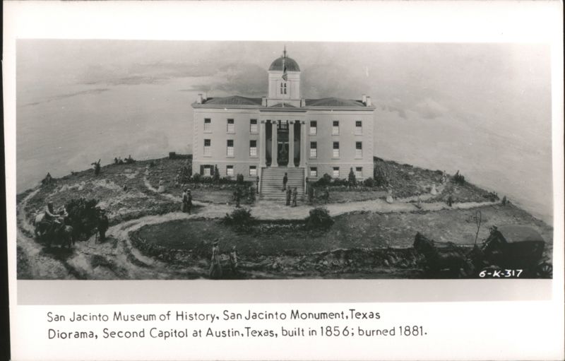 Diorama of Second Capitol Building, Austin, Texas