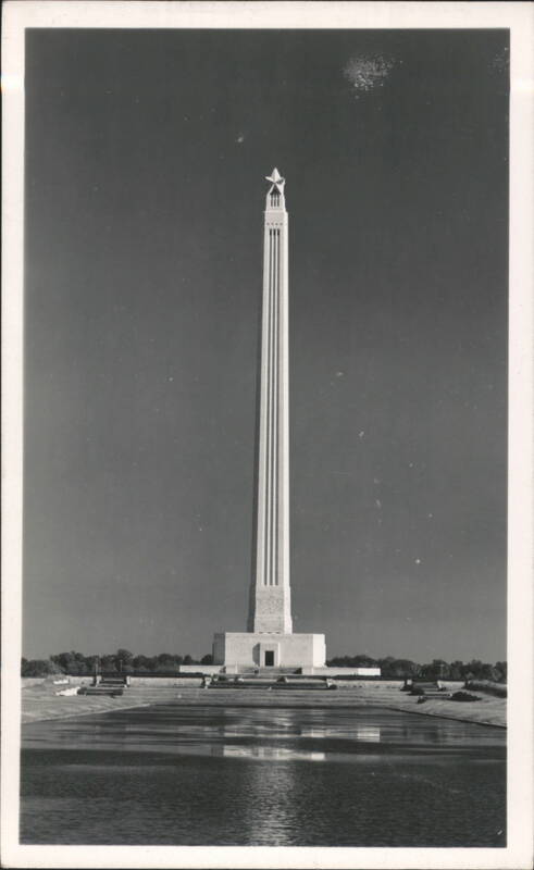 San Jacinto Monument with Reflecting Pool Houston Texas