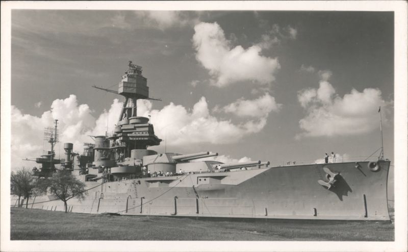 USS Texas Houston Battleships