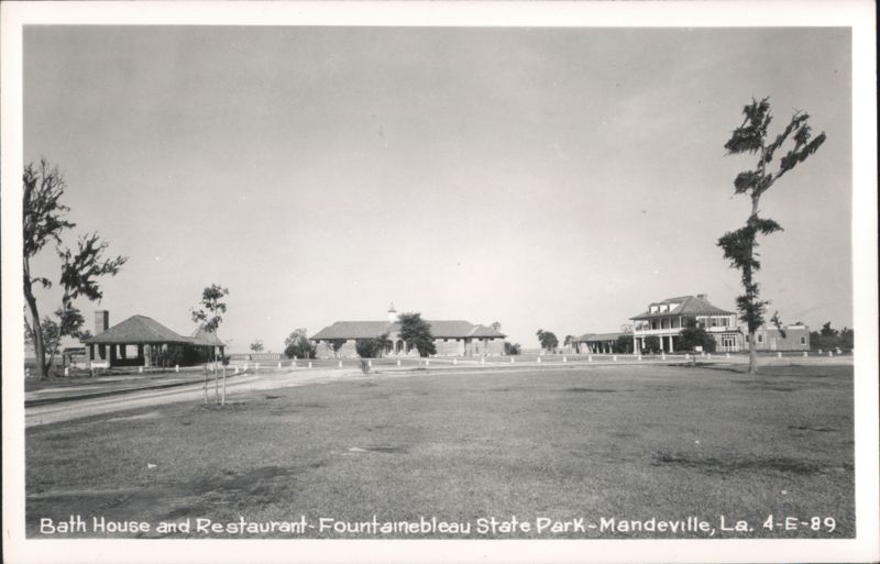 Bath House and Restaurant - Fountainebleau State Park Mandeville Louisiana