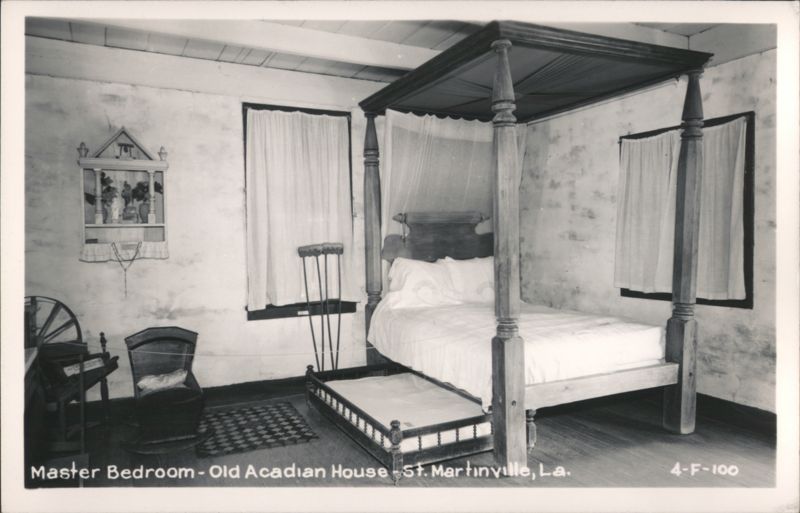 Master Bedroom, Old Acadian House, St. Martinville, LA Saint Martinville Louisiana