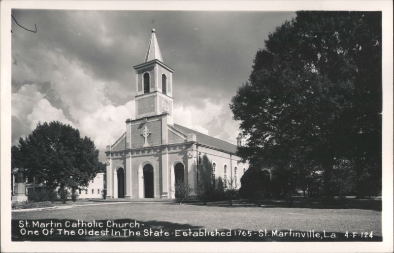St. Martin Catholic Church - One Of The Oldest In The State Saint Martinville Louisiana