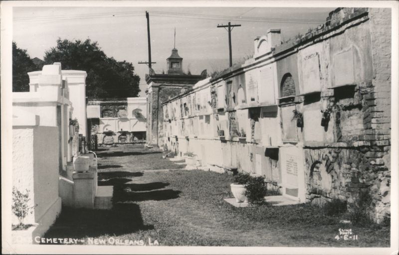 Historic Cemetery with Above-Ground Tombs New Orleans Louisiana