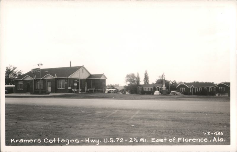 Kramers Cottages, Hwy. U.S. 72, 2½ Mi. East of Florence Alabama